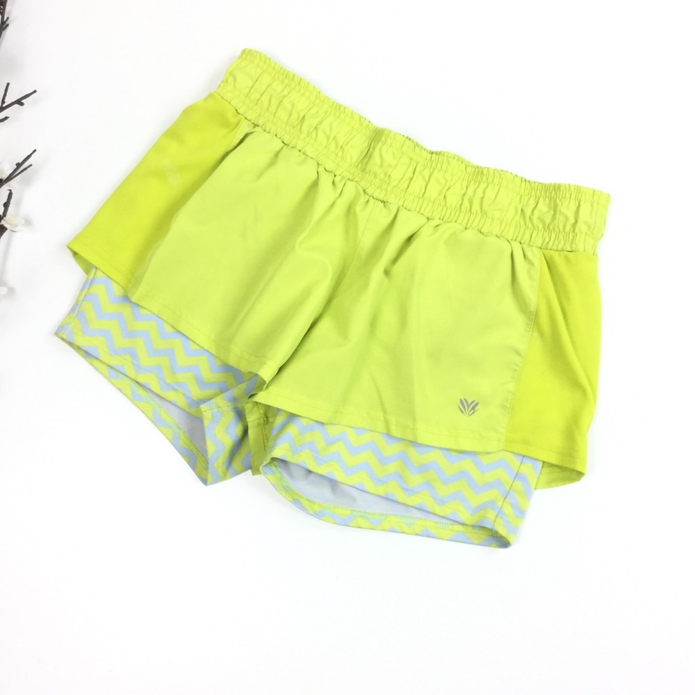Forever 21 Neon Yellow Shorts Compression